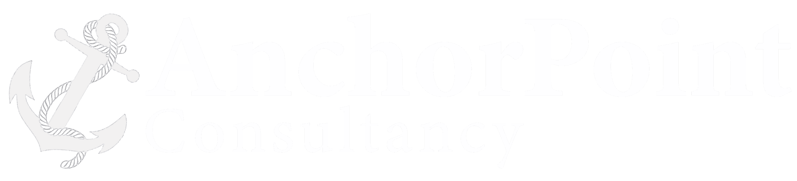 White AnchorPoint Consultancy Logo